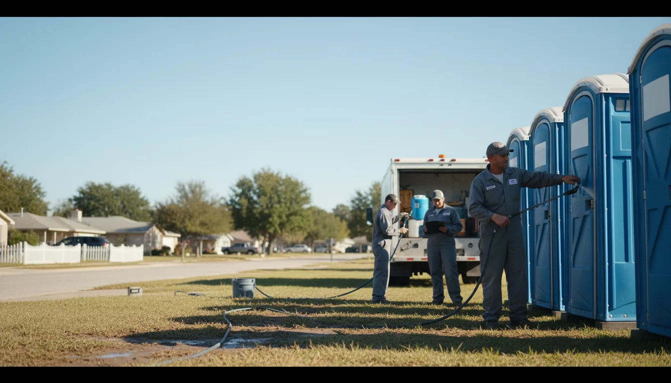 Long-Term Portable Toilet Rental in Fingerville, SC near me
